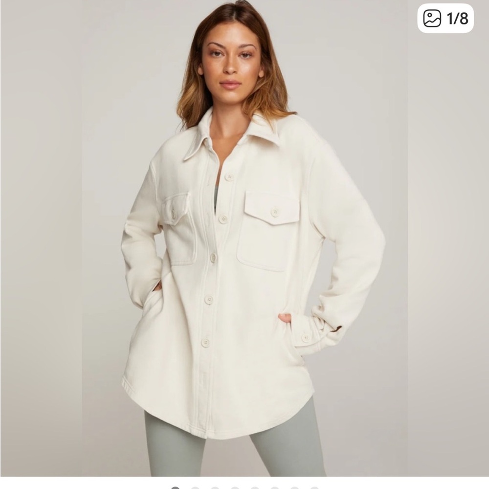 Good American Fleece Shacket